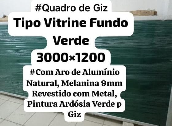Quadro de Giz Fundo Verde 1200×3000
